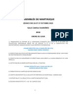 Ordre Du Jour Assemblée 26 Et 27 Octobre 2023