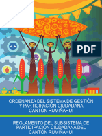 Ordenanza y Subsistema de Participacion