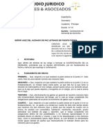 Contestacion de Demanda de Alimentos