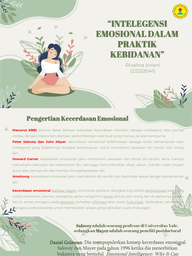 Kecerdasan Emosional dalam Kebidanan | PDF | Pengembangan Diri