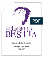 Libreto La Bella y La Bestia