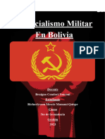 Informe Socialismo Militar en Bolivia