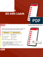 Materi Sosialisasi Penggunaan Aplikasi SO KWH Listrik & FAQ