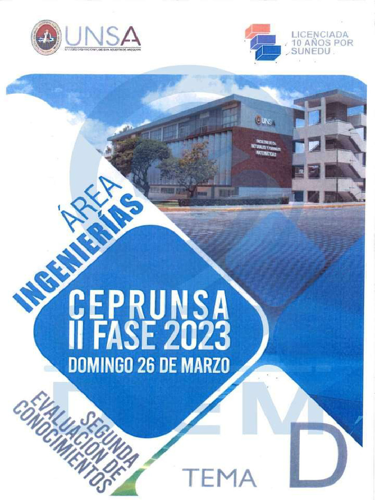 Examen Ii Fase Unsa 2024 | PDF