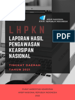 Laporan Hasil Pengawasan Kearsipan Nasional Tingkat Daerah 1662361333