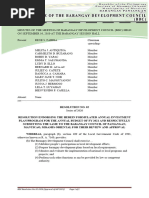 Barangay Budget Realignment | PDF | Social Science