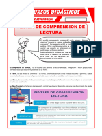 Teoría de Comprensión de Lectura para Quinto de Secundaria