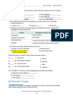 Chemistry WB, Sect 6.3 On Periodic Trends 1