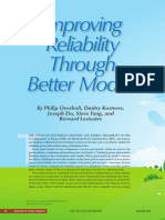 Improving Reliability Through Better Models2014