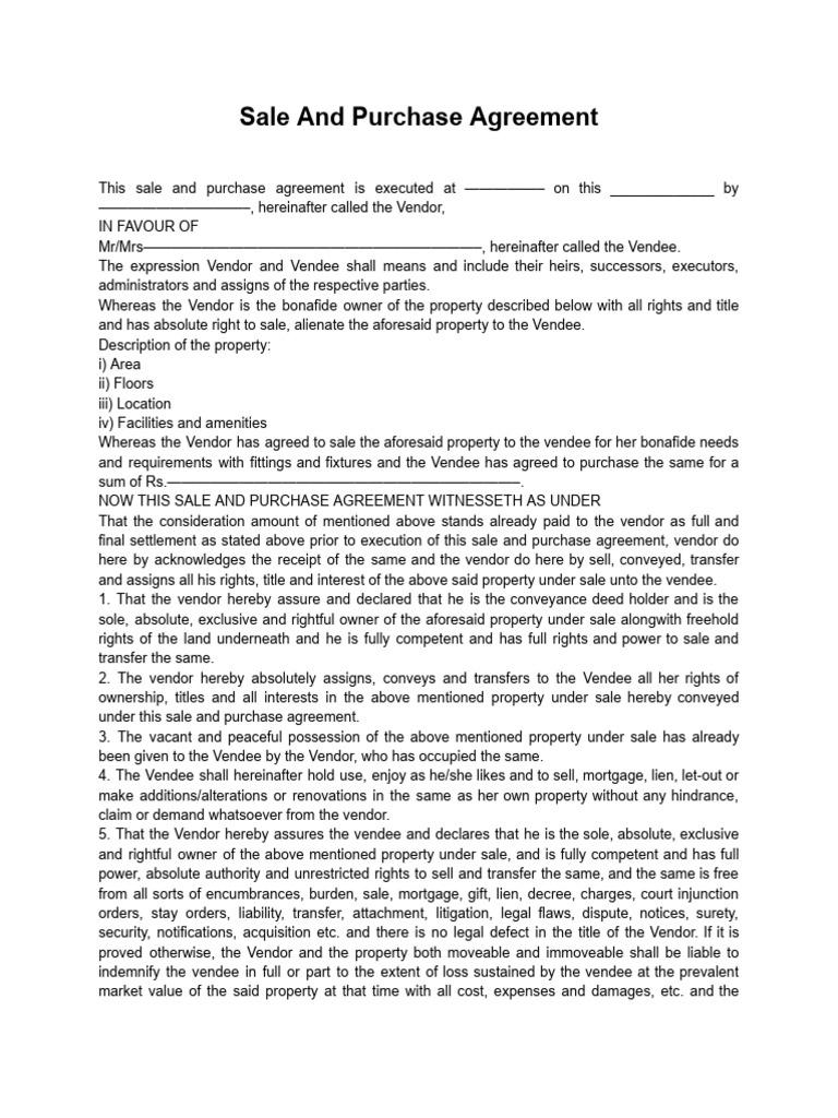 Agreement to sale pdf mortgage law deed