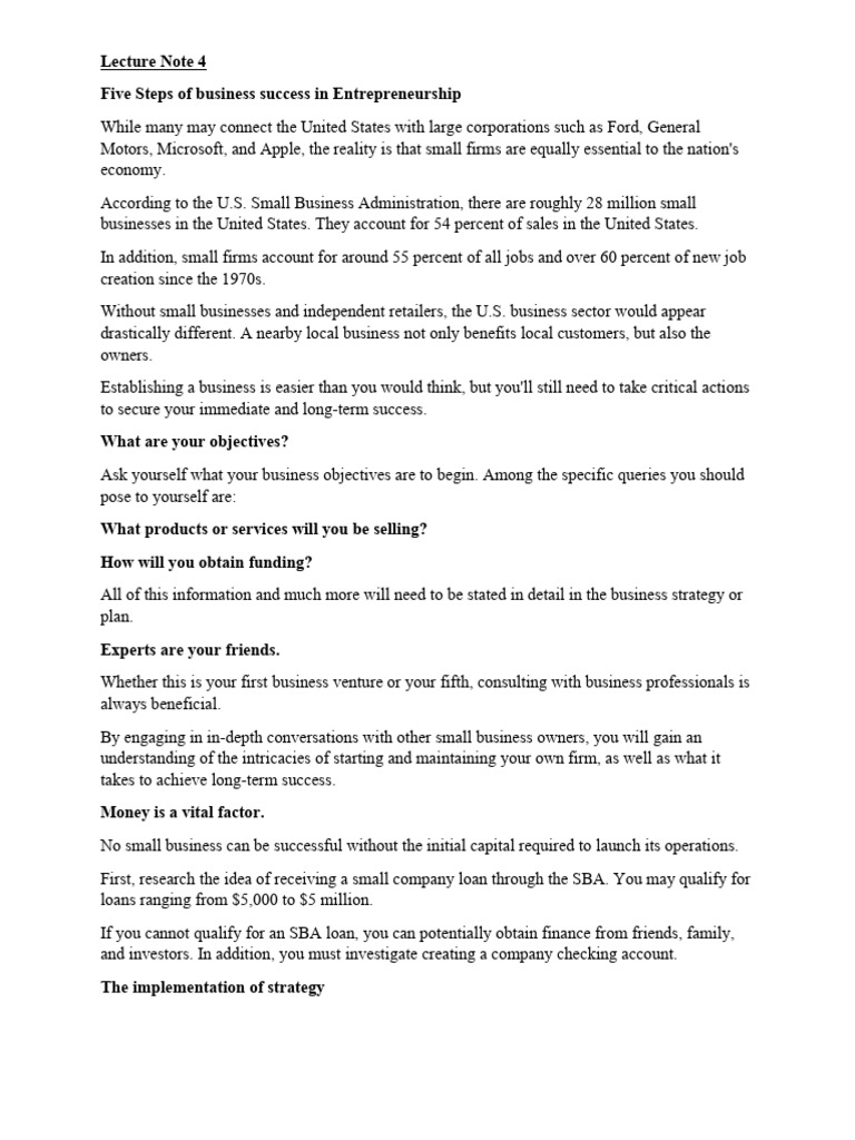 Lecture notes 4 download free pdf entrepreneurship marketing