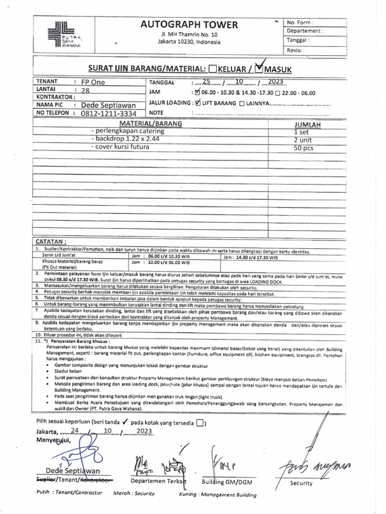 Surat masuk barang uob download free pdf tableware foods