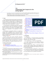 Preparation of Contaminated Test Coupons For The Evaluation of Cleaning Agents