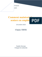 Note 2 - Comment Maintenir Les Seniors en Emploi