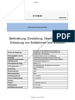 A-1340 49 Beförderung, Einstellung, Übernahme Und Zulassung Von Soldatinnen Und Soldaten