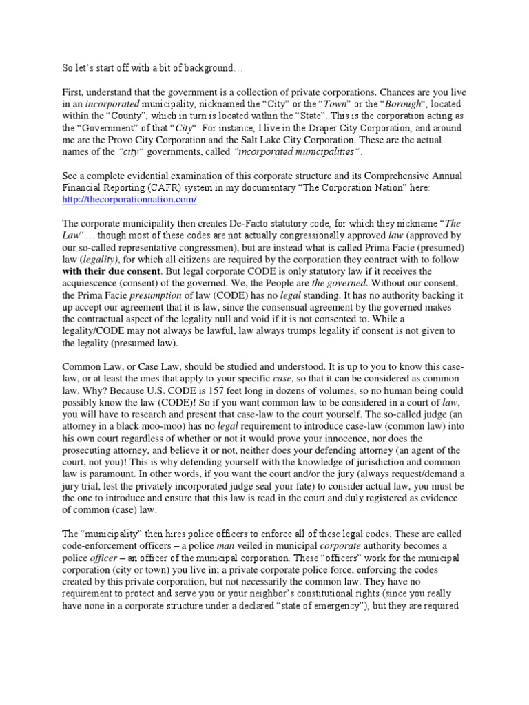 Let's Meet Your Strawman PDF Legal Personality Courtroom