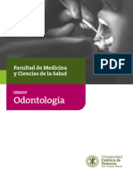 Folleto Grado Odontologia