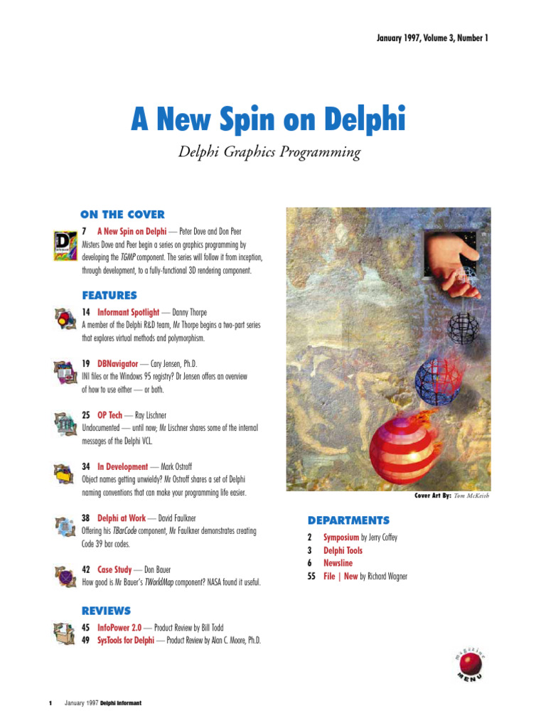 Delphi Informant: January 1997 Edition | PDF | Constructor (Object ...
