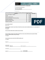 Health Care Questionnaire For Crew