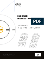 Flexcontrol g2 Wireless Transmitter 6button - Display End User Instructions