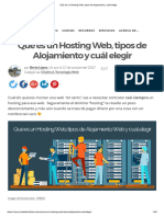 A Hosting Web Cual Elegir