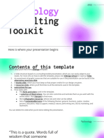 Technology Consulting Toolkit by Slidesgo