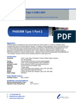 Datasheet PAS5308 Part 1 Type 2 CAM LSZH