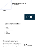 Verification of Newton's Second Law of Motion by