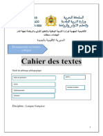 Canevas Du Cahier Des Textes