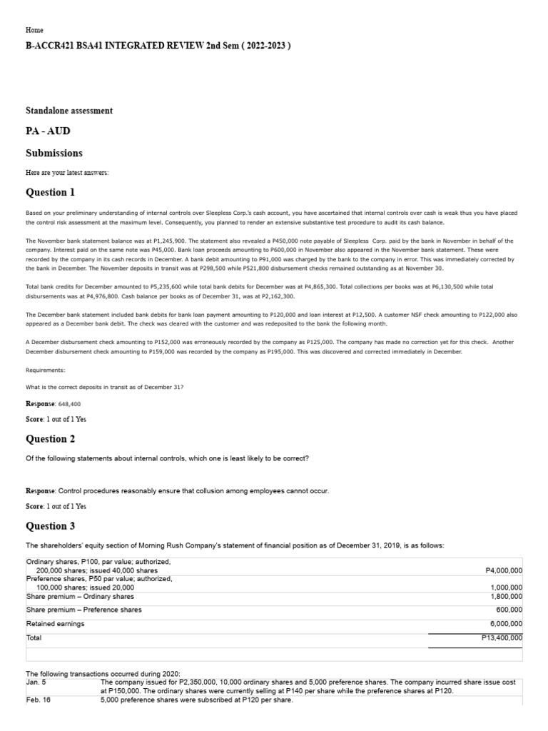 Audit first take 2 pdf financial audit franchising