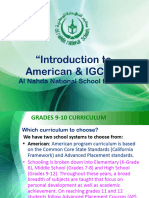 Introduction To America & BP Programs For Grade 8