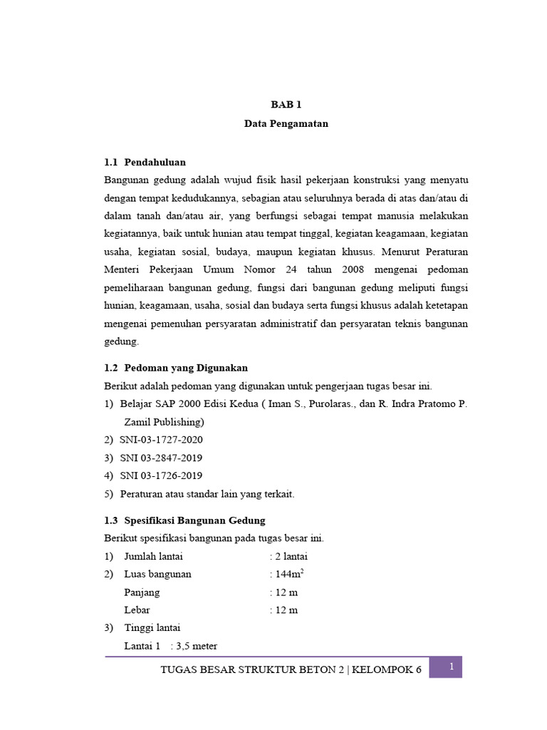 Bab 1 | PDF