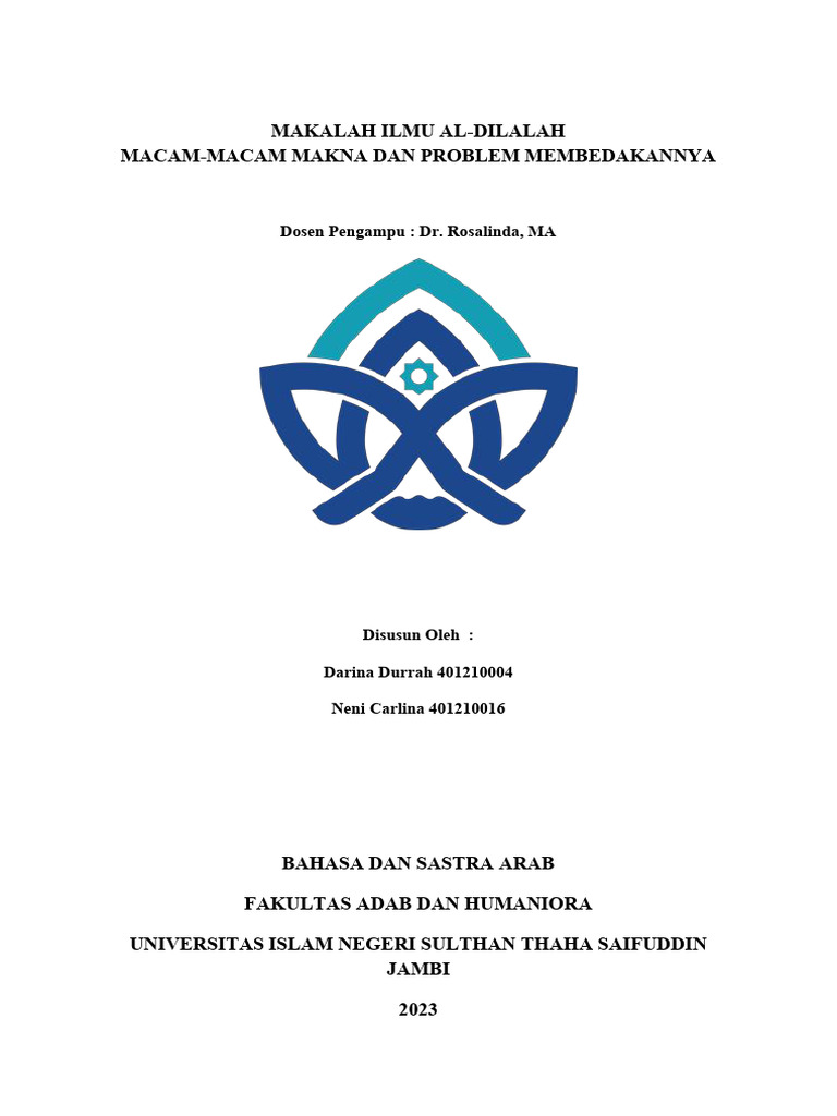 Macam-Macam Makna Dan Problemnya | PDF