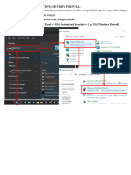 Menonaktifkan Windows Firewall