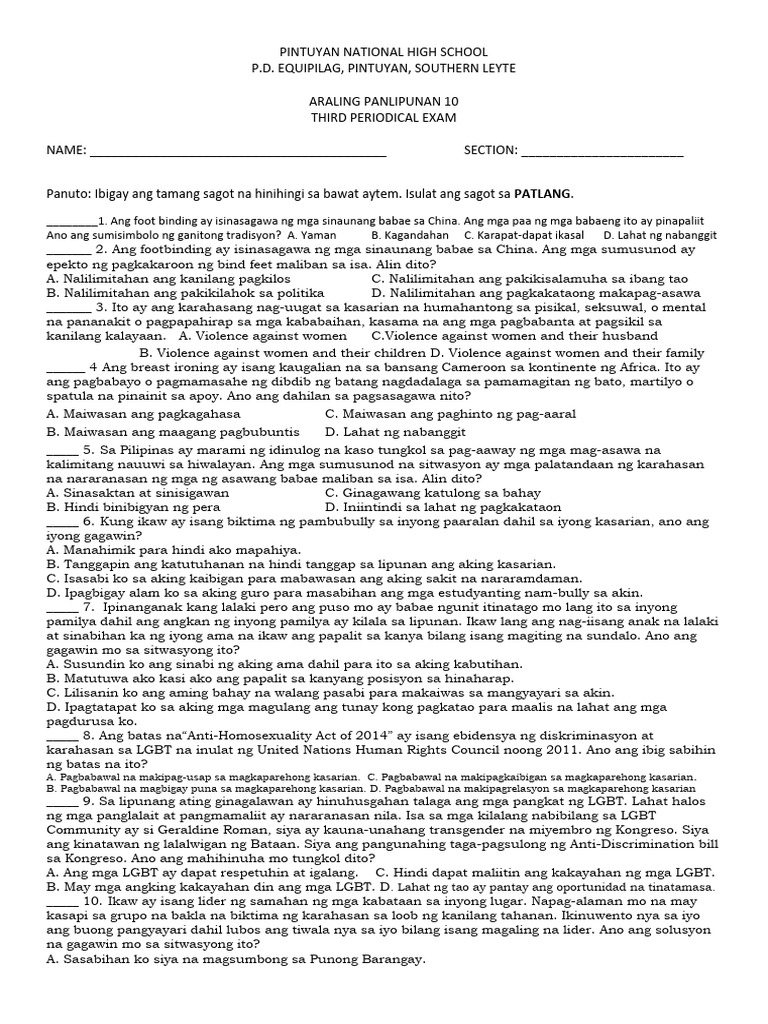 AP10 3rD PT - Co | PDF