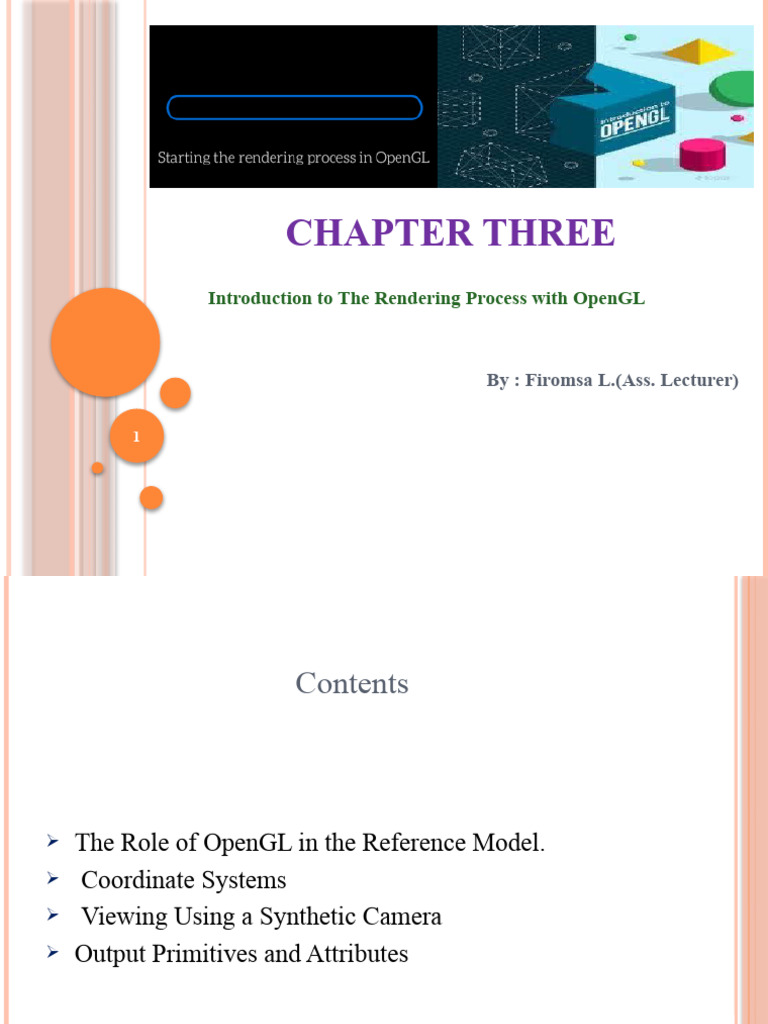 Chapter 3 | PDF | Shader | Computer Graphics