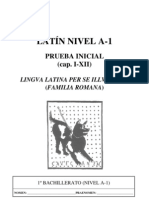 Prueba Inicial 1 To Lingua Latina