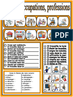 Metiers Occupations Professions Comprehension Orale Feuille Dexercices 33335