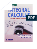 Integral Calculus I Shanti Narayan2
