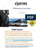 9 - RTMS Audit Guidelines and Implementation, Ms K Bell, Standard Bank 15h15 090316