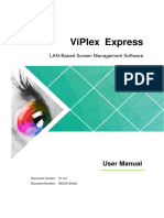 ViPlex Express LAN-Based Screen Management Software User Manual-V1.4.0