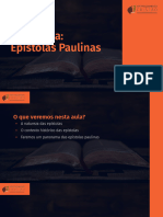 Slide - Epístolas Paulinas