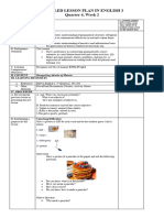 Detailed Lesson Plan in English 3 Cot Edited