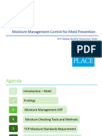 Moisture Management and Mold Prevention Control