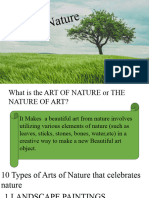 Nature of Arts