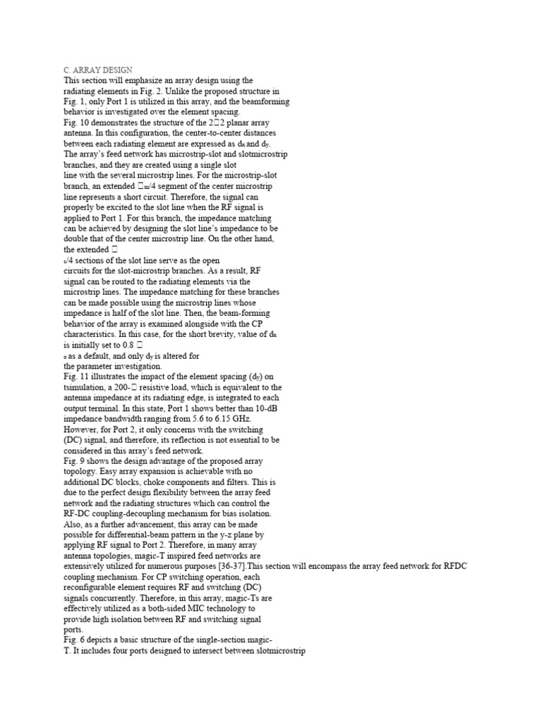 C array design pdf