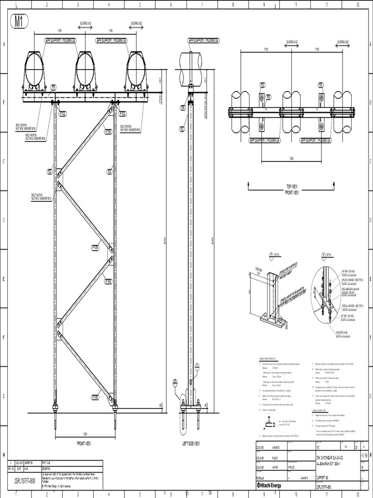 2GPL113777-B08-assembly Drawing To print-A-SUPPORT B8 | PDF | Washer ...