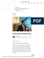 International Marketing - LinkedIn