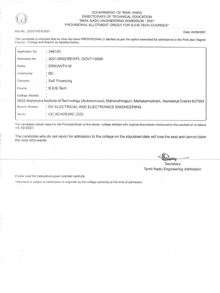 Srikanth M | PDF