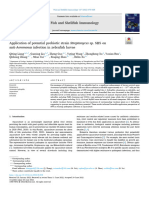 Qiting Liang, Et Al (2022) Application of Potential Probiotic Strain Streptomyces Sp. SH5 On Anti - Aeromonas Infection in Zebrafish Larvae